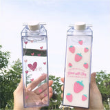 Lovely Girly Transparent Water Bottle