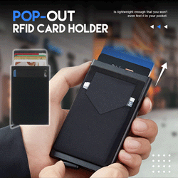 Thin Wallet Card Money Holder RFID Safe