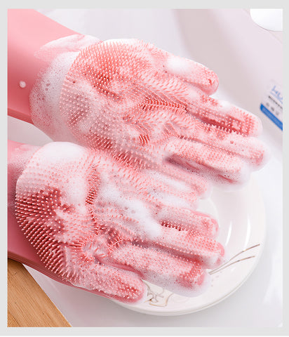 Magic Scrubbing Bubble Gloves