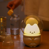 Cat Or Rabbit Space Capsule LED Night Light Lamp