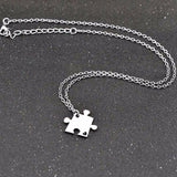 BFF Best Friends Puzzle Necklace - 4PCS
