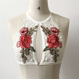 Embroidery Rose Bralette