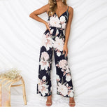 Deep Navy Floral Jumpsuit