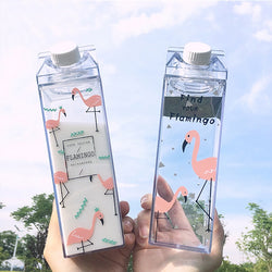 Flamingo Transparent Water Bottles 500ml