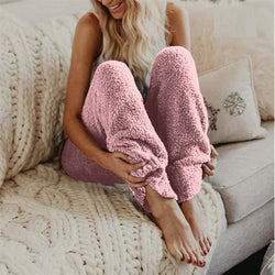 Soft Teddy Fleece Pajama Pants