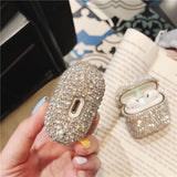 Luxury Rhinestone Air Pods Protection Charging Case